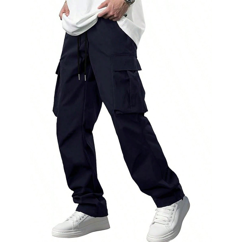 Men's Drawstring Casual Trousers