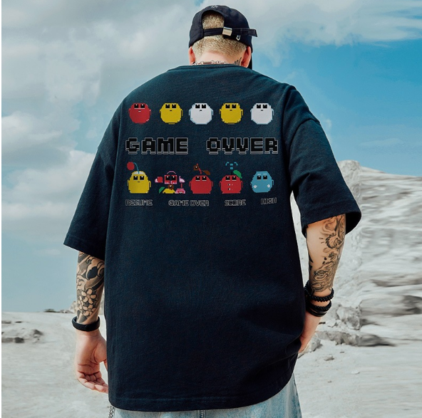 Hip Hop Oversized Bear T-Shirt — Harajuku Streetwear for Men