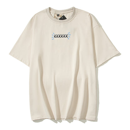 Serendipity Graphic Oversized Tee — Streetwear Smiley Print