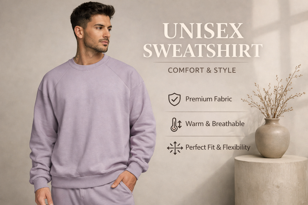 Men's round-neck sports hoodie